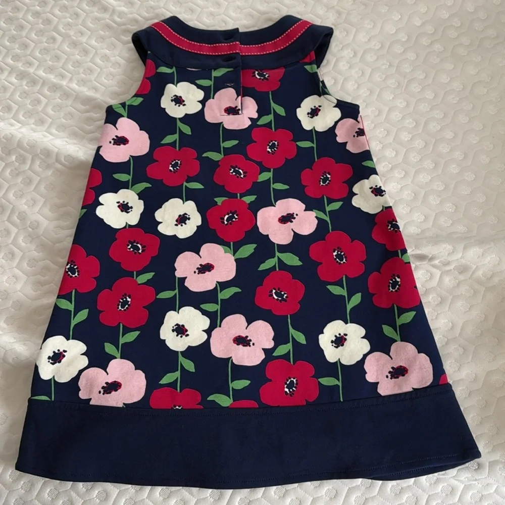 Gymboree Preppy Puppy poppy flower 5T dress‎